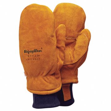 Leather Gloves Gold M PR