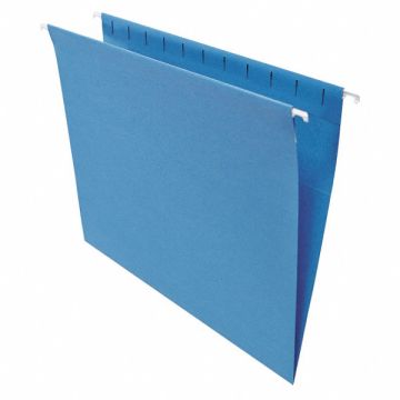 Hanging File Folders Letter Blue PK25
