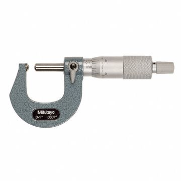 Scherical Anvil/Spindle Micrometer 0- In