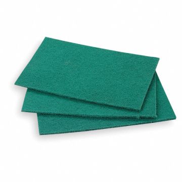 Scouring Pad 9 1/2 in L Green PK10