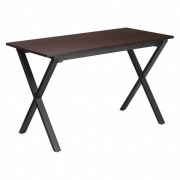 Office Desk Overall 47-1/2 W Black Top