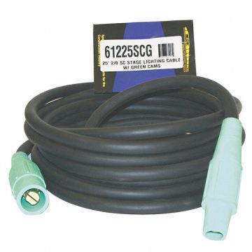 Cam Lock Extension Cord Wire Size 2/0 1P