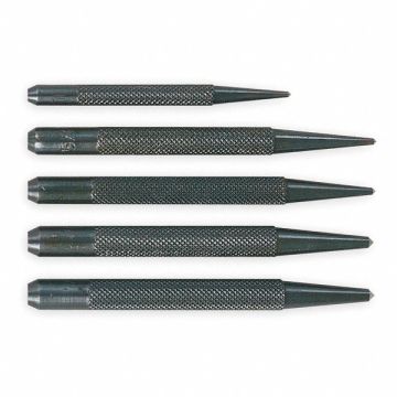 Center Punch Set W/Pouch 3 and 4 In 5 Pc