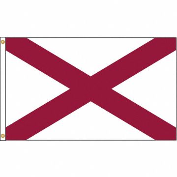 D3771 Alabama Flag 4x6 Ft Nylon