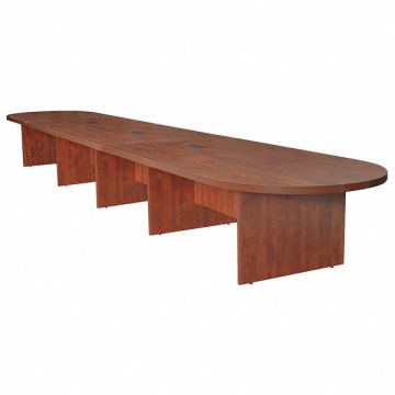 Conference Table 22 ft L 22 Seats Cherry