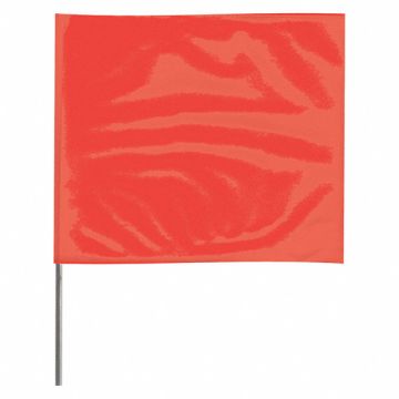 Marking Flag 18  Glo Red PVC PK100