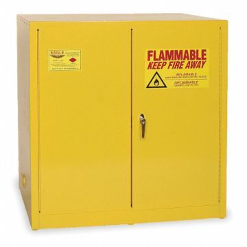 Flammable Safety Cabinet 60 Gal. Yellow