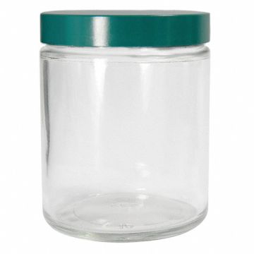 Jar 240mL Glass Wide PK24