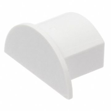 Single Smooth-Fit End Cap Clip Over PVC