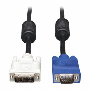DVI to VGA Cable RGB DVI-A HD15 M/M 3ft