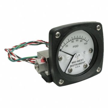 K4584 Differential Pressure Gauge and Switch