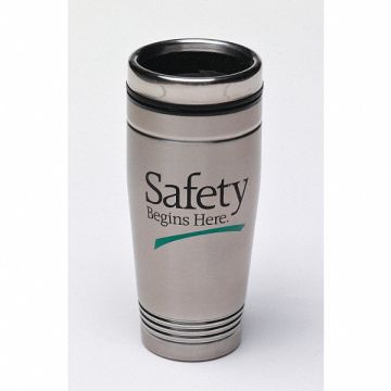 Travel Mug Safety Begins Here 18 oz.