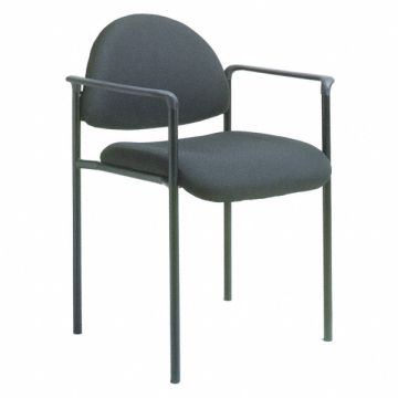 Guest Chair 30-1/4 in H Black