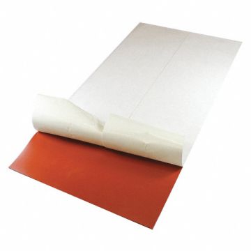Silicone Sheet 60A 24 x12 x1/16 Red