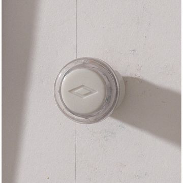 Pushbutton Clear White Cap Un-Lighted