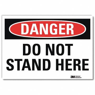 Danger Sign 10x14in Reflective Sheeting