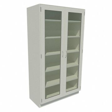 Tall Cabinet 84-5/16 H Pearl White