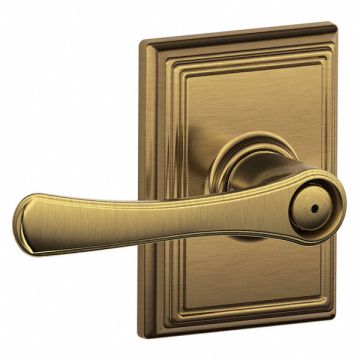 Door Lever Lockset Antique Brass Privacy