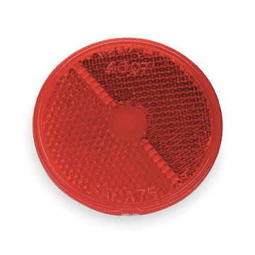 Reflector Round Red 2-1/2 L