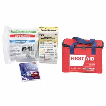 First Aid Kit Bulk Red 50 People