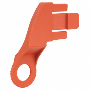 Hard Hat Clip Orange Molded Plastic PR1