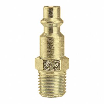 Industrial Plug 1/4 MPT Brass
