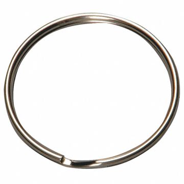 Split Key Ring 2 in Tempered Steel