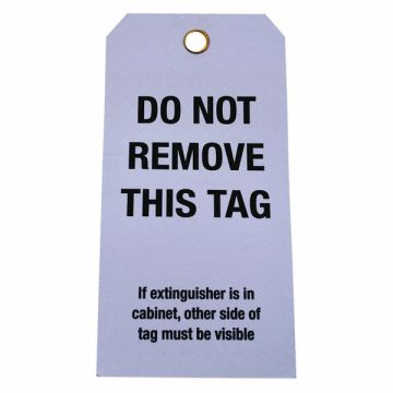 Fire Extinguisher Inspection Tag PK25