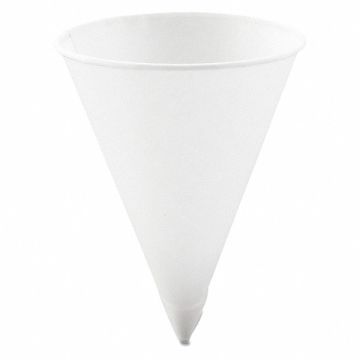 Disposable Cone Cup 4 1/4oz White PK5000