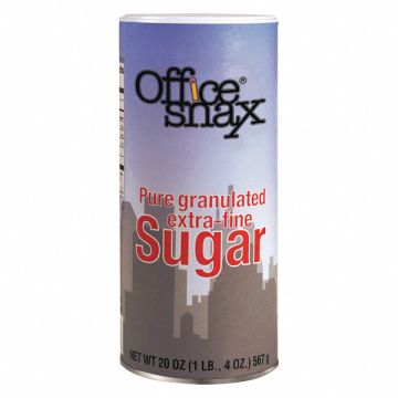 Reclosable Canister of Sugar 20 oz.
