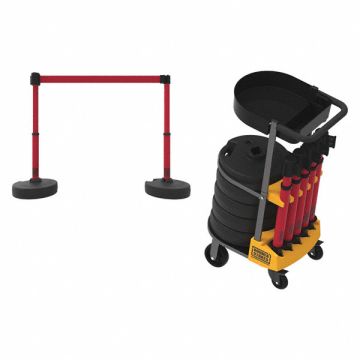 PLUS Cart Pkg w/Tray Blank Red Banner