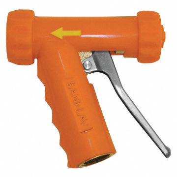 Spray Nozzle Brass/SS Safety Orange