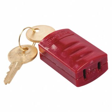 Power Cord Lockout Red