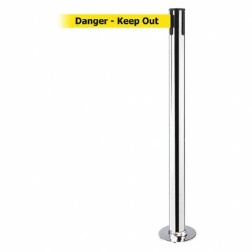 J1152 Fixed Barrier Post with Belt 7-1/2 ft L