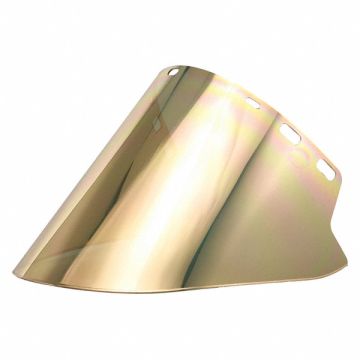 Faceshield Metalized Gold/Clr Poly