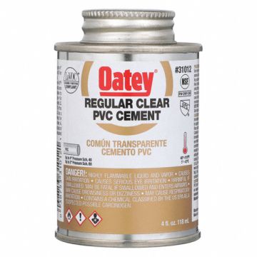 PVC Cement Regular Clear 4oz