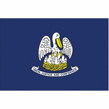 D3761 Louisiana State Flag 3x5 Ft
