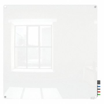 Dry Erase Board Magnetic Glass 48 W