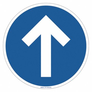 Directional Arrow Floor Sign 17 H 17 W