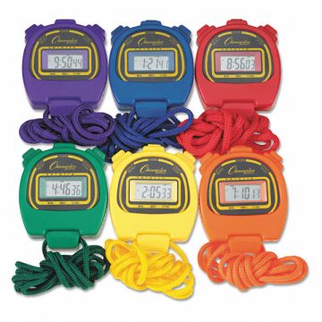 Stop Watch Timer 6/Box Assorted PK6