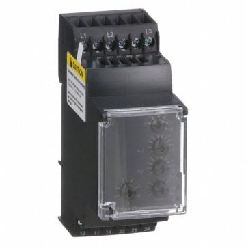 Phase Monitor Relay 208-480VAC DIN DPDT
