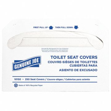 Toilet Seat Covers Carton Wht PK2500