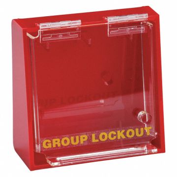 Group Lockout Box 10 Locks Max Red