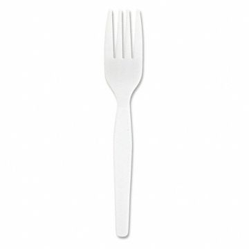 Heavyweight Plastic Forks White PK100