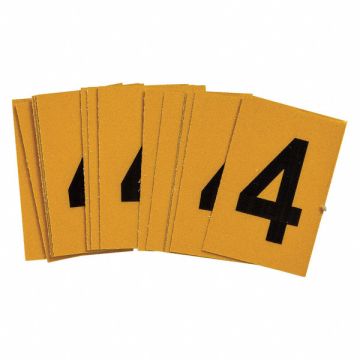 Number Label 4 1-1/2in.Hx1in.W PK25