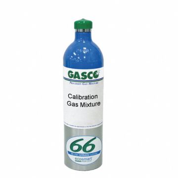 Calibration Gas 66L 3-Gas Mix