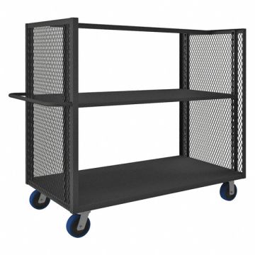 2 Sided Low Deck Cart 1 Shelf 3600 lb.