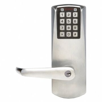 Automatic Lck For Schlage C Satin Chrome