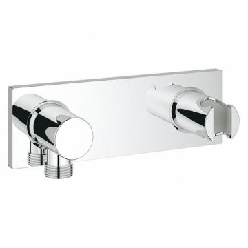 Wall Union w Shower Holder Grohe Chrome