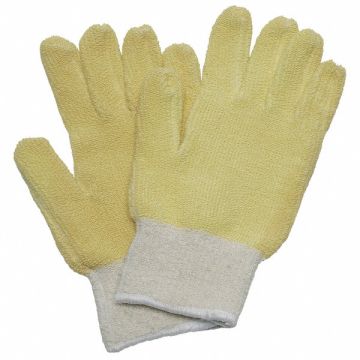 Heat-Resistant Gloves L White/Yellow PR